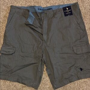 U.S. Polo Assn. Men's Cargo Shorts in Gray